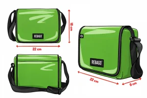 Alex sustainable bag dimmensions Rebago