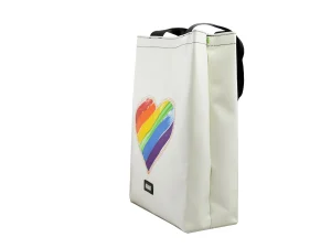 BASIC SHOPER bag from truck tarpaulin recycled upcycling bags 18ab Rebago