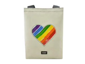 BASIC SHOPER bag from truck tarpaulin recycled upcycling bags 18d Rebago