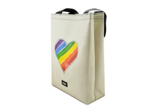 BASIC SHOPER bag from truck tarpaulin recycled upcycling bags 18e Rebago