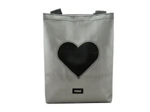 BASIC SHOPER bag from truck tarpaulin recycled upcycling bags 6a Rebago
