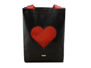 BASIC SHOPER bag from truck tarpaulin recycled upcycling bags 7d Rebago