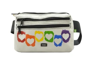 BELT BAG upcycled backpack recycled sustainable money belts 2a Rebago