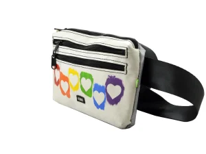 BELT BAG upcycled backpack recycled sustainable money belts 2b Rebago