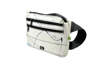 BELT BAG upcycled backpack recycled sustainable money belts 6b Rebago
