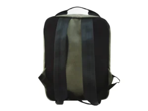 BOB L upcycled backpack rebago recycled upcycling bags 18c Rebago