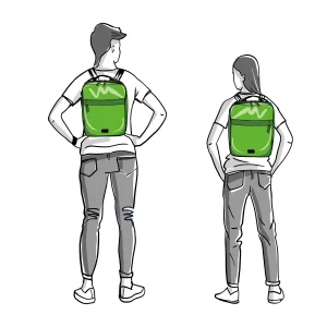 BOB sustainable backpack made of recycled materials Rebago