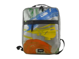 BOB upcycled backpack rebago recycled upcycling bags 22a Rebago