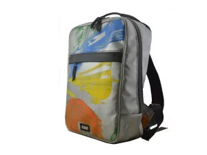 BOB upcycled backpack rebago recycled upcycling bags 22b Rebago