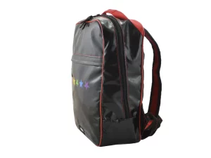 BOB upcycled backpack rebago recycled upcycling bags 70b Rebago