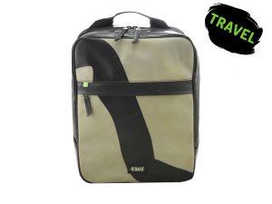 BOB upcycled backpack recycled upcycling bags 3d travel