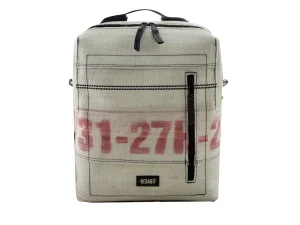 DAVID L sustainable backpack recycled upcycling bags 18a Rebago