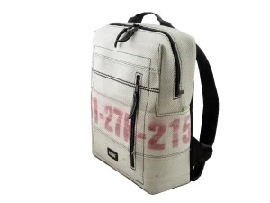 DAVID L sustainable backpack recycled upcycling bags 18b Rebago