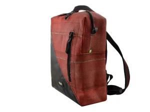 DAVID L sustainable backpack recycled wallets upcycling bags 24b Rebago
