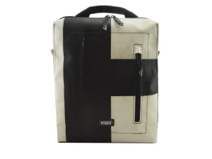 DAVID L upcycled backpack rebago recycled sustainable bags 10a Rebago