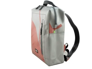 DAVID L upcycled backpack rebago recycled sustainable bags 10ab Rebago