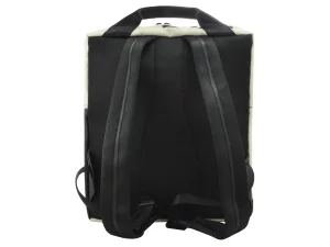 DAVID L upcycled backpack rebago recycled sustainable bags 10c Rebago