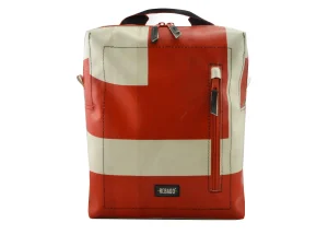 DAVID L upcycled backpack rebago recycled sustainable bags 14a Rebago