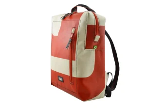 DAVID L upcycled backpack rebago recycled sustainable bags 14b Rebago