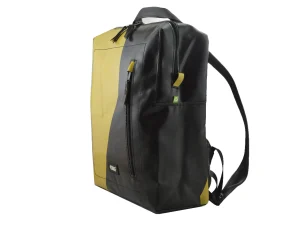 DAVID L upcycled backpack rebago recycled sustainable bags 29b Rebago