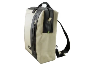 DAVID L upcycled backpack rebago recycled sustainable bags 42b Rebago