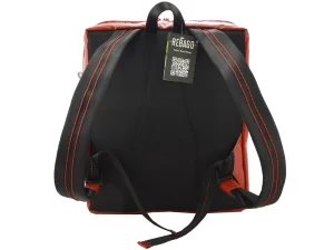 DAVID L upcycled backpack rebago recycled upcycling bags 10b Rebago