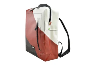 DAVID L upcycled backpack rebago recycled upcycling bags 16ab Rebago