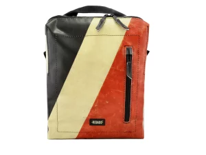 DAVID L upcycled backpack rebago recycled upcycling bags 16d Rebago