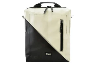 DAVID L upcycled backpack rebago recycled upcycling bags 2f Rebago
