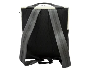 DAVID L upcycled backpack rebago recycled upcycling bags 2g Rebago