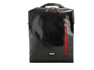 DAVID L upcycled backpack rebago recycled upcycling bags 38g Rebago