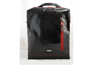 DAVID L upcycled backpack rebago recycled upcycling bags 38g Rebago