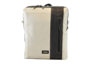 DAVID L upcycled backpack rebago recycled upcycling bags 42a Rebago