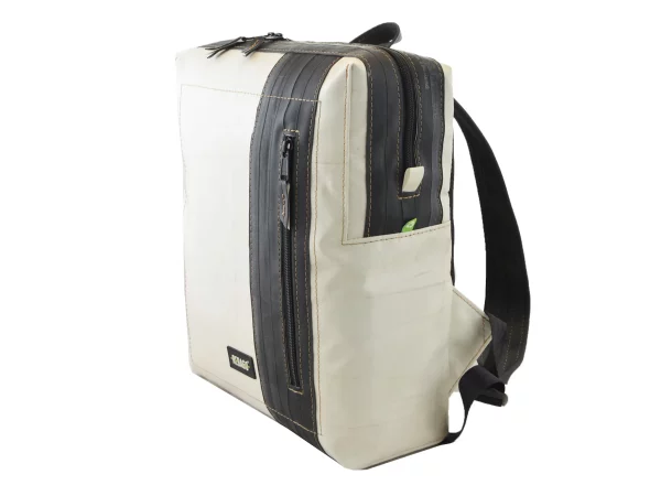 DAVID L upcycled backpack rebago recycled upcycling bags 42b Rebago