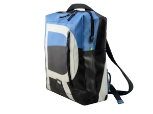 DAVID L upcycled backpack rebago recycled upcycling bags 4ab Rebago