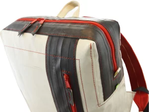 DAVID L upcycled backpack rebago recycled upcycling bags 7c Rebago