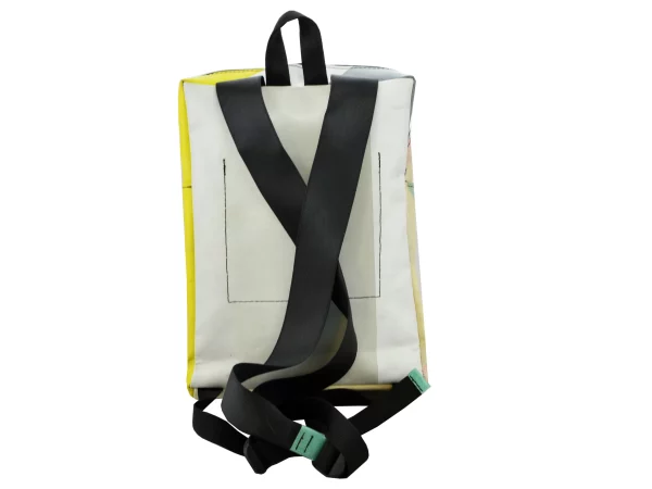 DAVID S upcycled backpack rebago recycled upcycling bags 119b Rebago