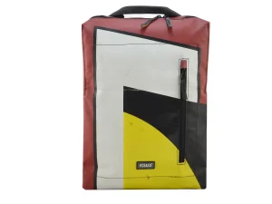 DAVID XL sustainable backpack from truck tarpaulin recycled fair trade bags 45aa Rebago