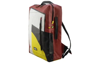 DAVID XL sustainable backpack from truck tarpaulin recycled fair trade bags 45ab Rebago