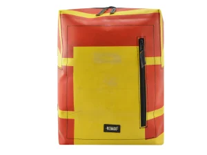 DAVID XL sustainable backpack from truck tarpaulin recycled fair trade bags 49a Rebago