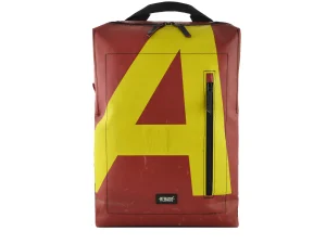 DAVID XL sustainable backpack from truck tarpaulin recycled fair trade bags 5d Rebago