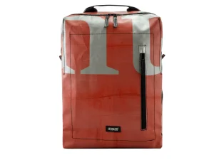 DAVID XL sustainable backpack from truck tarpaulin recycled upcycling bags 55a Rebago