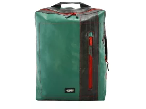 DAVID XL upcycled backpack from truck tarpaulin recycled upcycling bags 13a Rebago