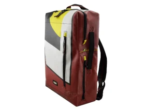 DAVID XL upcycled backpack from truck tarpaulin recycled upcycling bags 17af Rebago