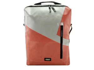 DAVID XL upcycled backpack from truck tarpaulin recycled upcycling bags 1ab Rebago