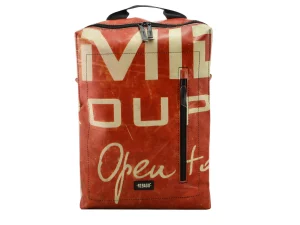 DAVID XL upcycled backpack from truck tarpaulin recycled upcycling bags 21aa Rebago