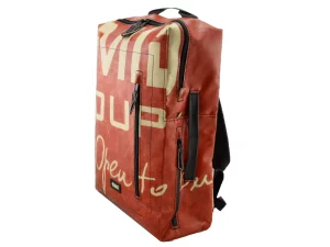 DAVID XL upcycled backpack from truck tarpaulin recycled upcycling bags 21ab Rebago