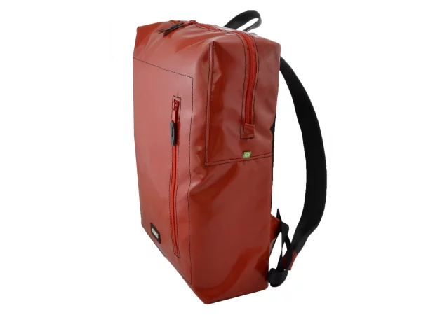 DAVID XL upcycled backpack from truck tarpaulin recycled upcycling bags 33b Rebago