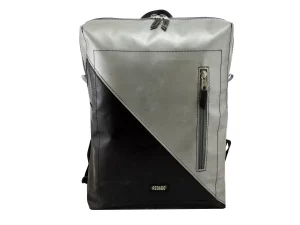 DAVID XL upcycled backpack from truck tarpaulin recycled upcycling bags 3a Rebago