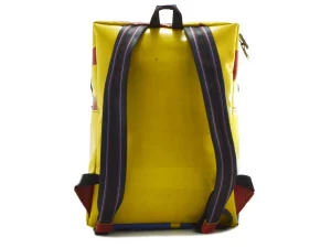 DAVID XL upcycled backpack from truck tarpaulin recycled upcycling bags 40g Rebago